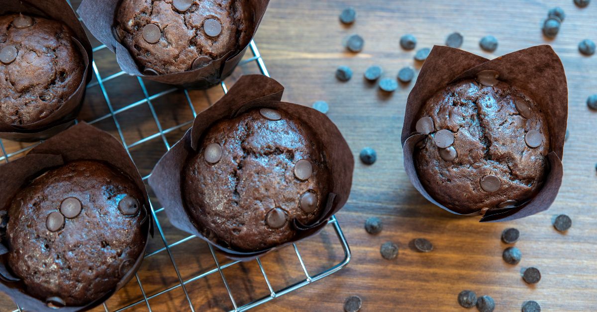 Muffin de chocolate MACIOZINHO e SABOROSO venha ver