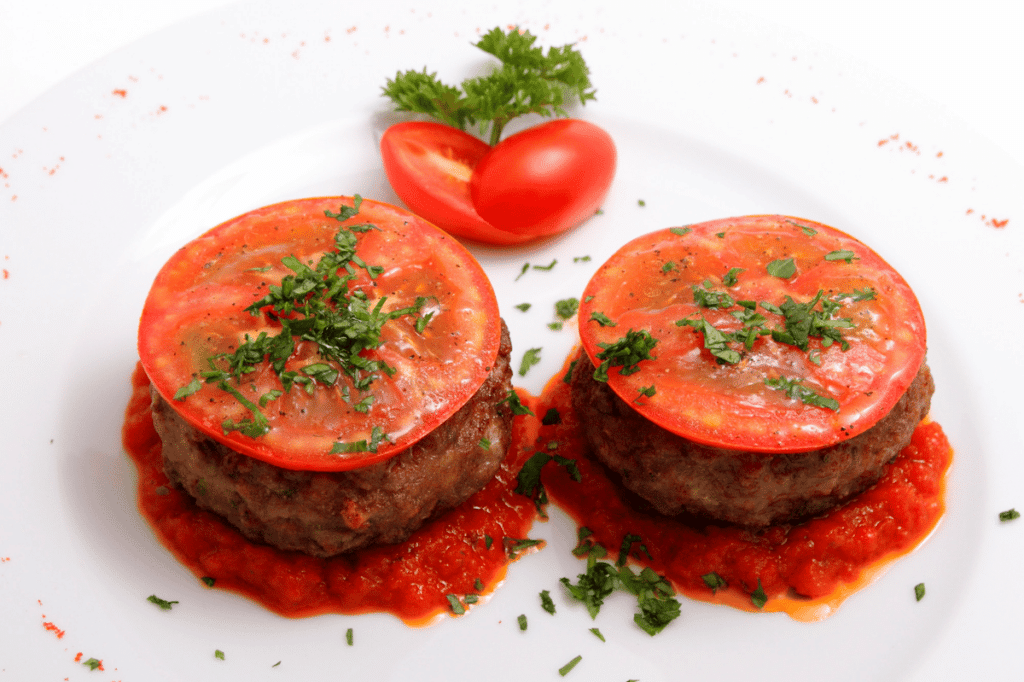 Receita de tomate recheado com almôndega