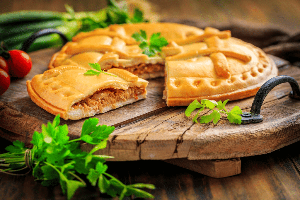 Receita de Torta de atum com palmito