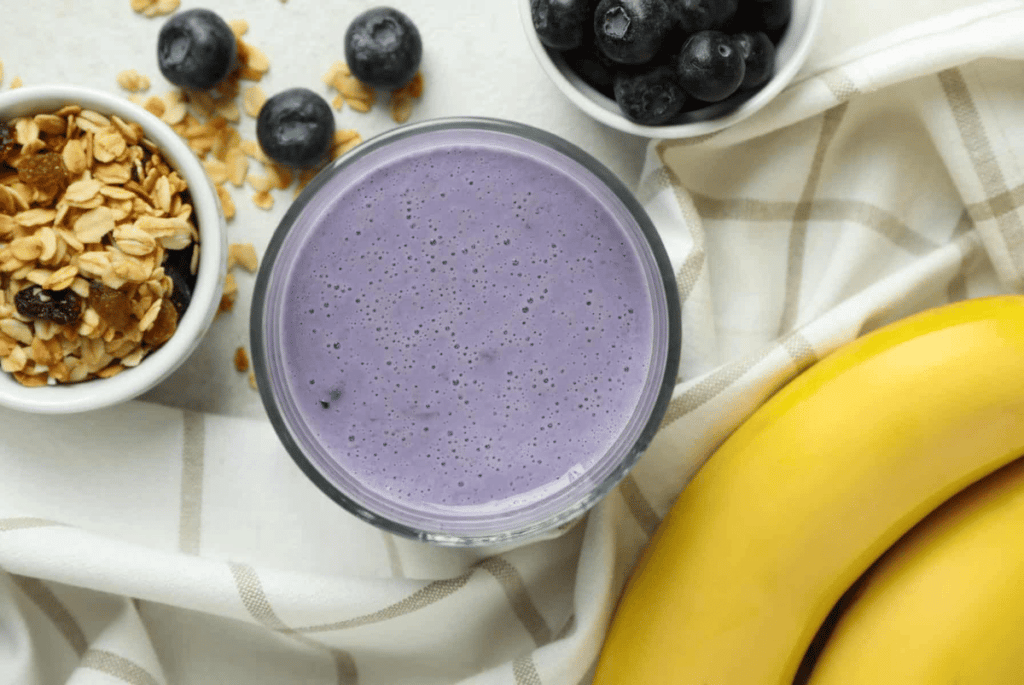 Receita de Milkshake de Açaí com Banana